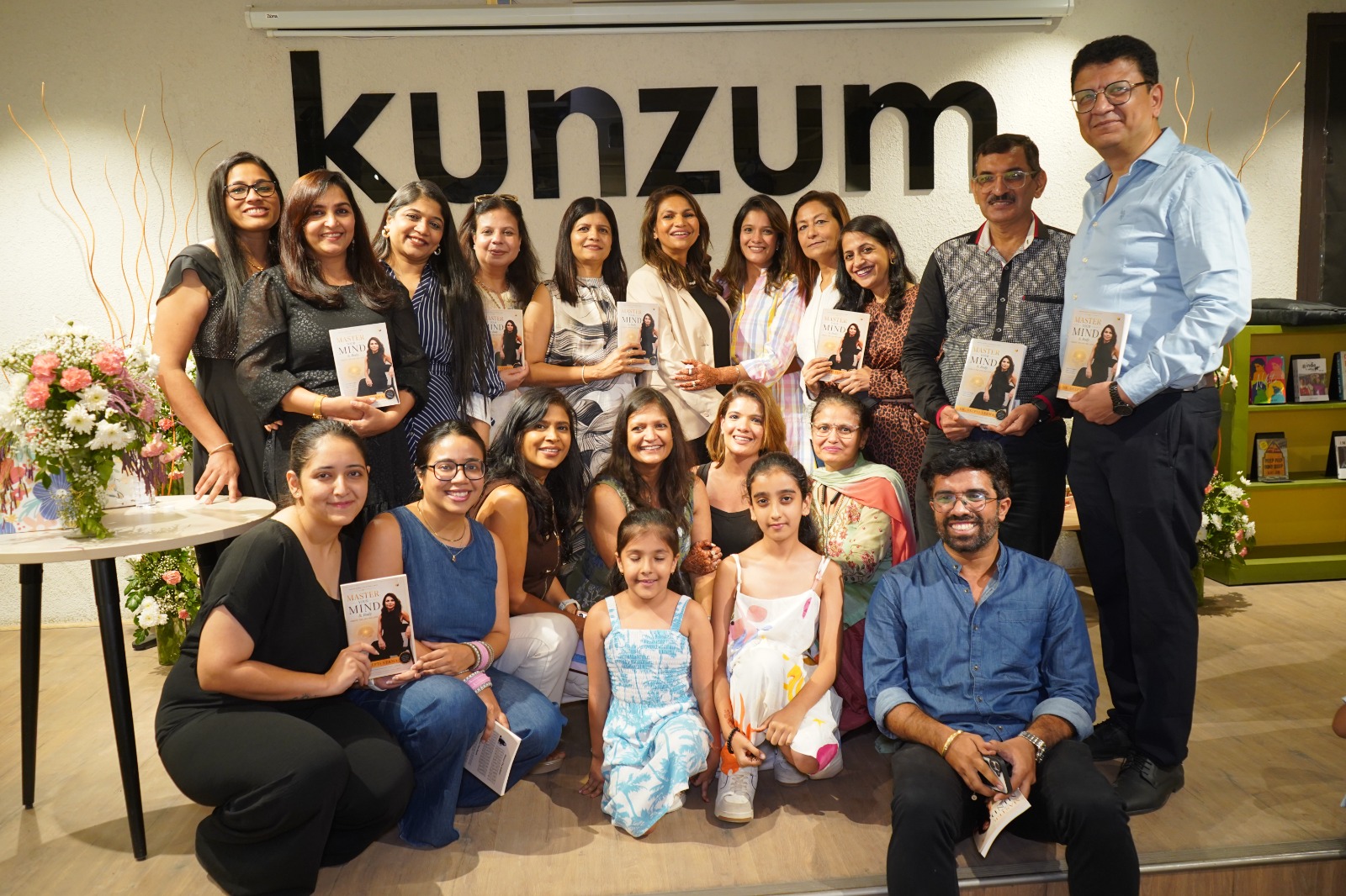 Group photo of readers and well-wishers at the book launch